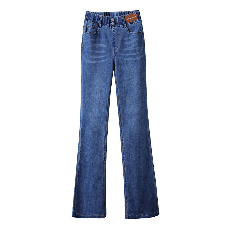 👖 Flattering Flare, Flexible Comfort | Women's High-Waist Stretch Jeans