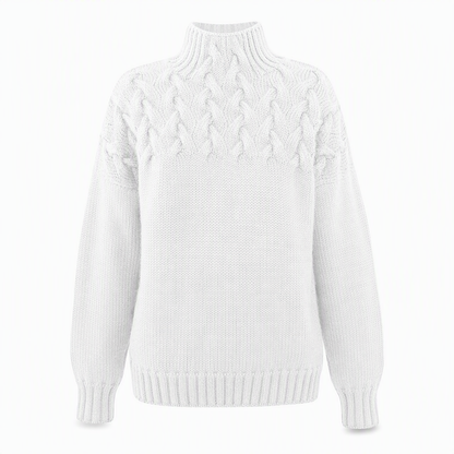 🛍️New Arrivals - Casual Solid Color Turtleneck Knit Pullover