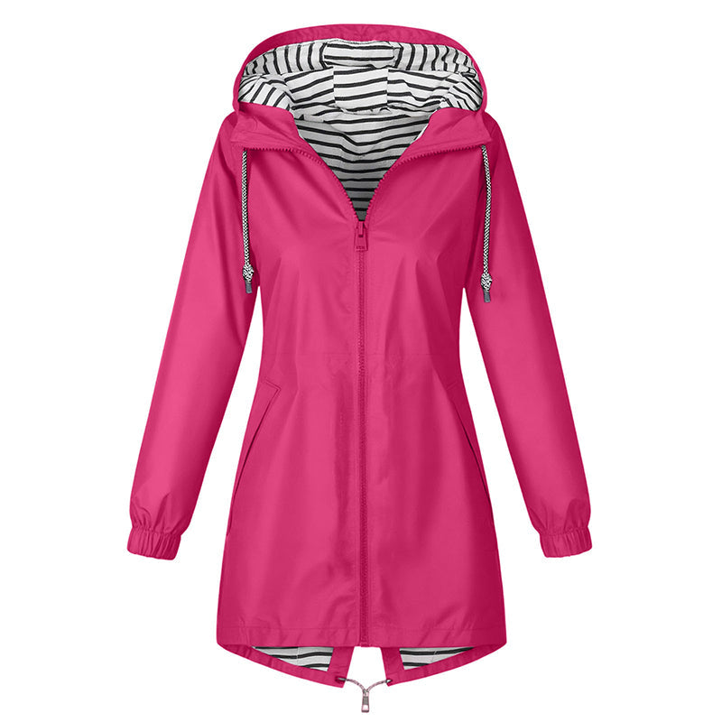 🌧️ Ready When the Weather Turns | Women's Waterproof Hooded Outdoor Jacket