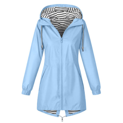 🌧️ Ready When the Weather Turns | Women's Waterproof Hooded Outdoor Jacket