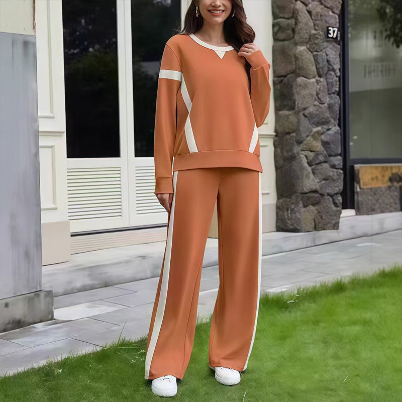 ⌛Limited-Time Offer-Women’s Casual Relaxed Fit Top & Pants 2-Piece Set