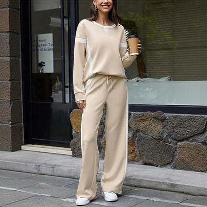 ⌛Limited-Time Offer-Women’s Casual Relaxed Fit Top & Pants 2-Piece Set
