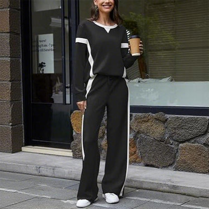 ⌛Limited-Time Offer-Women’s Casual Relaxed Fit Top & Pants 2-Piece Set