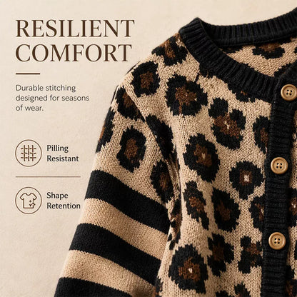 🐆 Statement Print, Cozy Layers | Women's Leopard Print Cardigan ⚡ Free Shipping