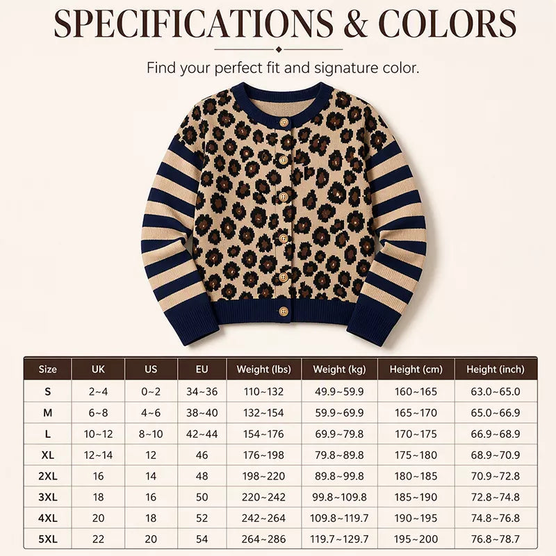 🐆 Statement Print, Cozy Layers | Women's Leopard Print Cardigan ⚡ Free Shipping