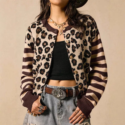 🐆 Statement Print, Cozy Layers | Women's Leopard Print Cardigan ⚡ Free Shipping