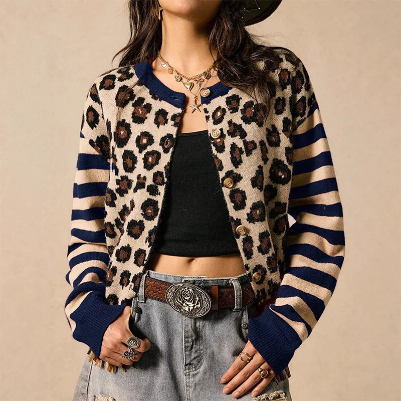 🐆 Statement Print, Cozy Layers | Women's Leopard Print Cardigan ⚡ Free Shipping