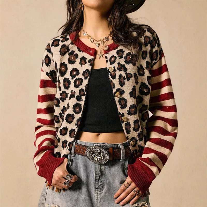 🐆 Statement Print, Cozy Layers | Women's Leopard Print Cardigan ⚡ Free Shipping