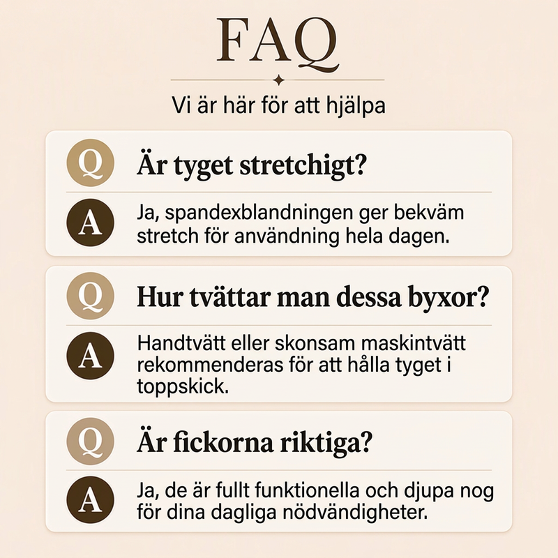 ✨ Elegant Vida Byxor För Kvinnor | Hög Midja & Smickrande Passform