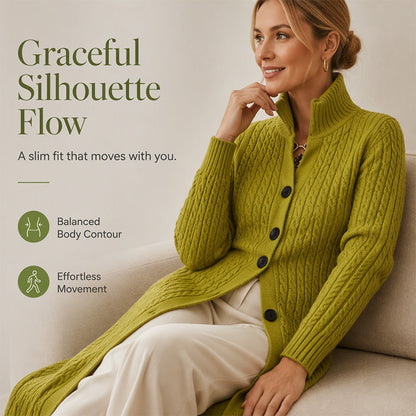 🧶 Long-Line Warmth, Flattering Texture | Women's Cable Knit Duster Cardigan ⚡ Free Shipping