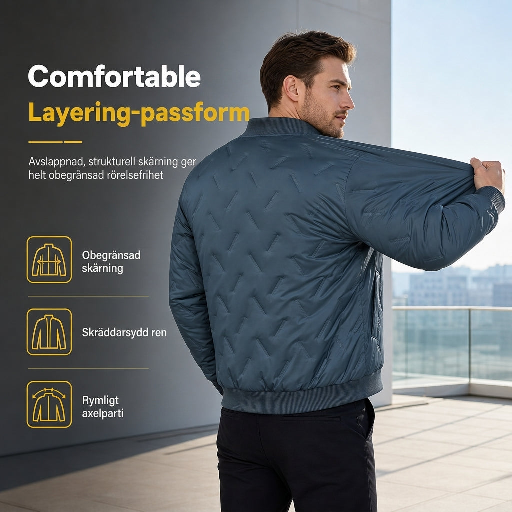 🧥 50 % RABATT – EN VÄRMIG GÅVA! ✨ Varm vinterjacka för män – isotermskrage med modern design för en avslappnad look och maximalt skydd ❄️🎁