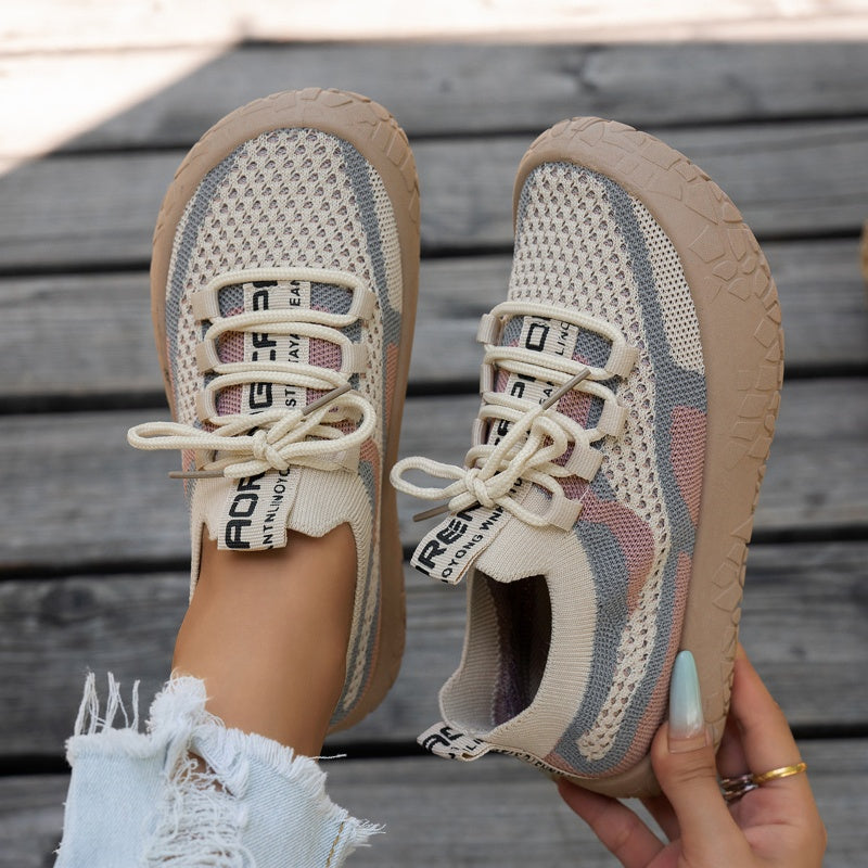 👟 Breathable Knit, Cushioned Steps | Women's Lightweight Walking Sneakers