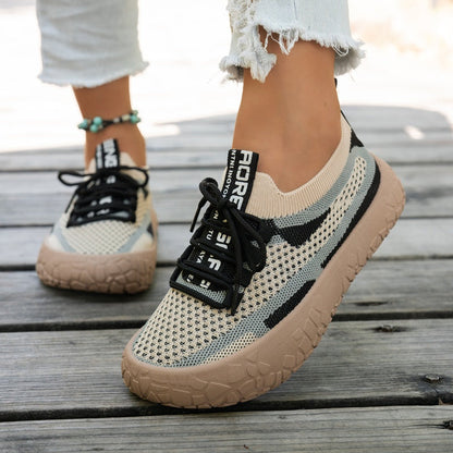 👟 Breathable Knit, Cushioned Steps | Women's Lightweight Walking Sneakers