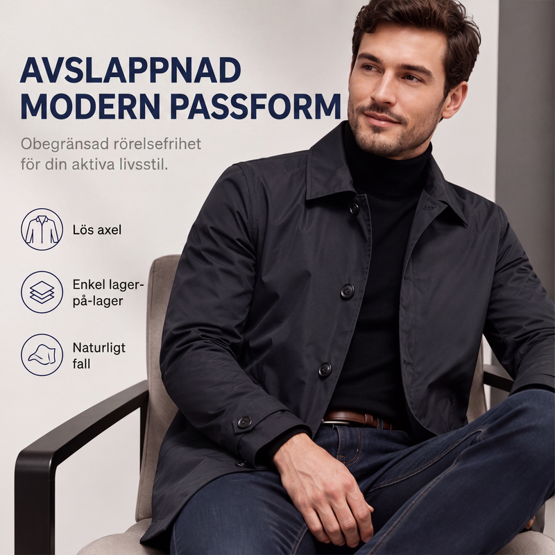 Bästsäljare🔥|Premium herrjacka med vattenavvisande design – stil för varje dag
