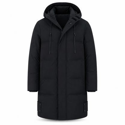 🧥 Heavyweight Warmth, Utility Storage | Men's Mid-Length Padded Coat ⚡ Free Shipping