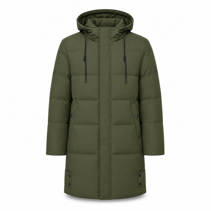 🧥 Heavyweight Warmth, Utility Storage | Men's Mid-Length Padded Coat ⚡ Free Shipping
