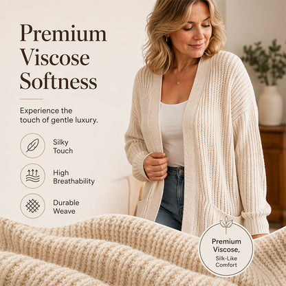 ✨Women's Casual Chunky Knit Long Cardigan|Free Shipping🚢