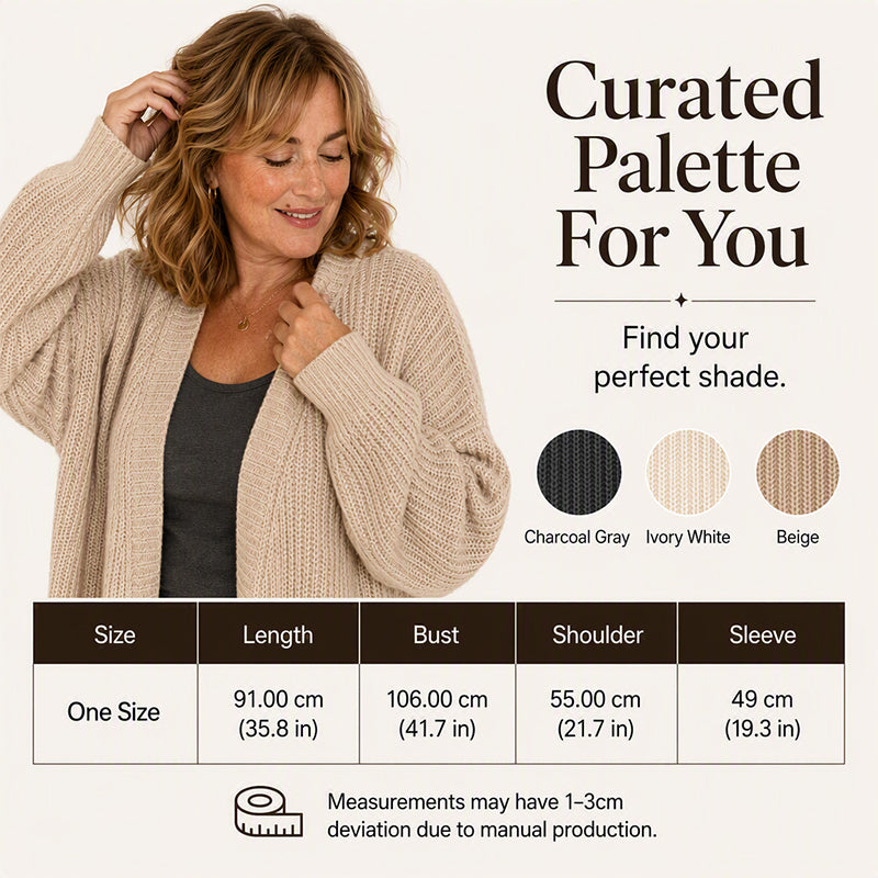 ✨Women's Casual Chunky Knit Long Cardigan|Free Shipping🚢