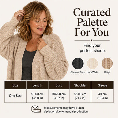 ✨Women's Casual Chunky Knit Long Cardigan|Free Shipping🚢