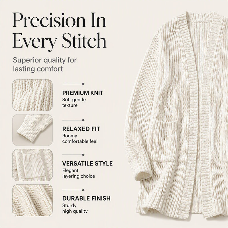✨Women's Casual Chunky Knit Long Cardigan|Free Shipping🚢