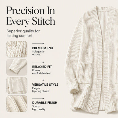 ✨Women's Casual Chunky Knit Long Cardigan|Free Shipping🚢