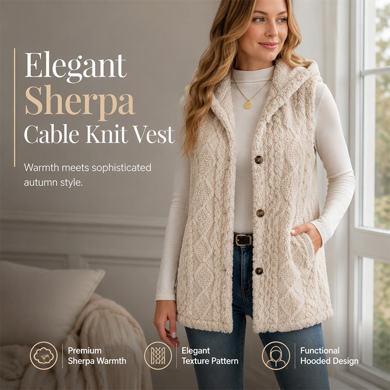Women’s Cozy Warmth Hooded Vest|Free Shipping⚡
