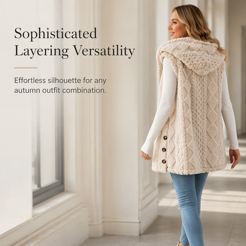 Women’s Cozy Warmth Hooded Vest|Free Shipping⚡