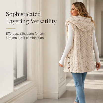 Women’s Cozy Warmth Hooded Vest|Free Shipping⚡