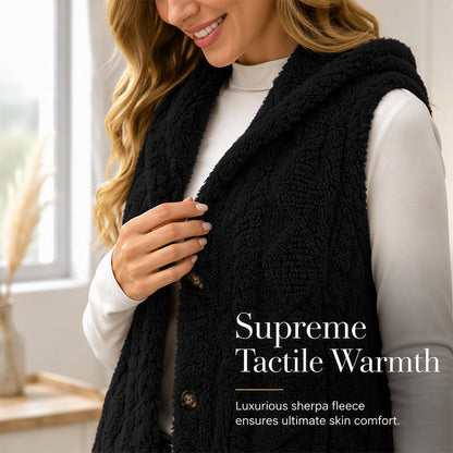 Women’s Cozy Warmth Hooded Vest|Free Shipping⚡