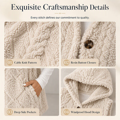 Women’s Cozy Warmth Hooded Vest|Free Shipping⚡