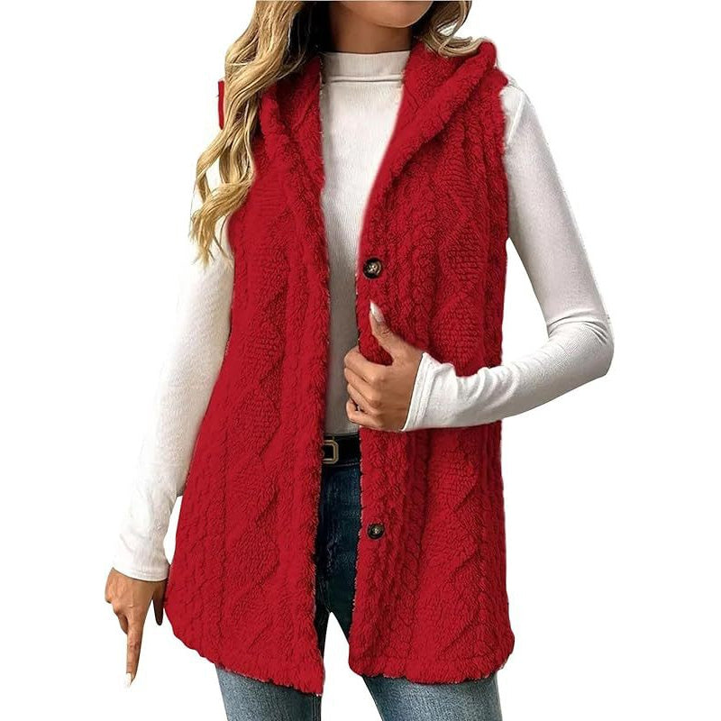 Women’s Cozy Warmth Hooded Vest|Free Shipping⚡