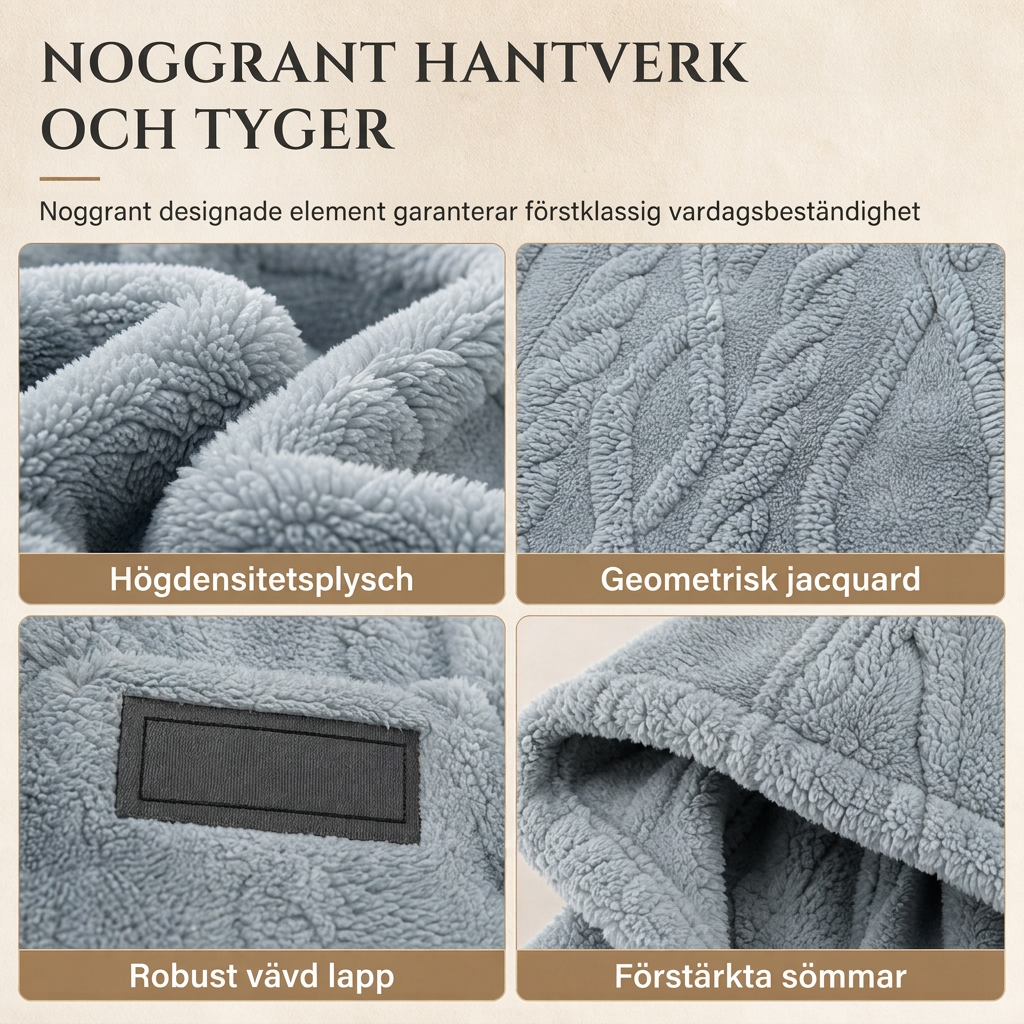 🧥Herrluva med fleecefoder för vinter, jacquardmönstrad, långärmad pullover-tröja för avslappnad utomhusbruk