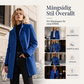 🧥Kvinnors ullkappa i vintage-stil med ståndkrage